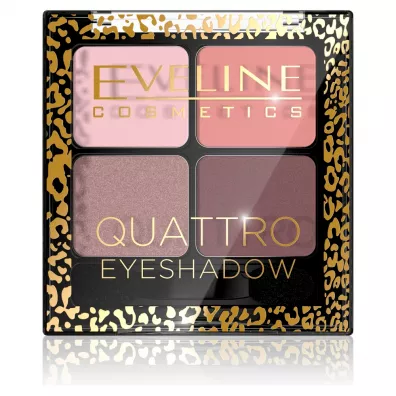 Eveline Cosmetics Quattro Eyeshadow poczw�rny cie� do powiek 12 5.2 g