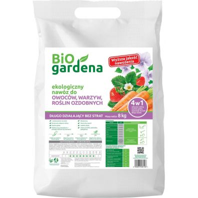 Bio Gardena Nawóz do owoców, warzyw, roślin ozdobnych eco 8 kg