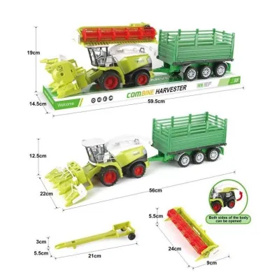 Zestaw kombajn�w z przyczep� do siana Toys Pawe� Wojda