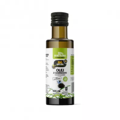 Big Nature Olej z czarnuszki toczony na zimno 100 ml