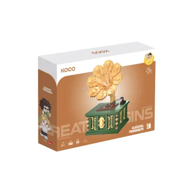 Klocki KOCO Gramofon retro 2351 element�w