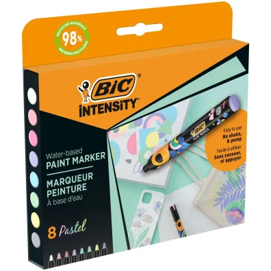 Bic MARKER OLEJNY OKR 8KOL PASTEL BC INTENSITY PUD