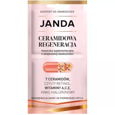 Janda Maseczka suplementacyjna do twarzy Ceramidowa Regeneracja 8 ml