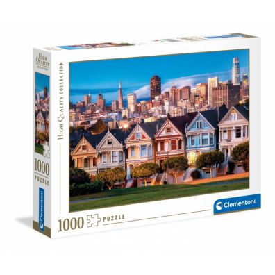Puzzle 1000 el. High Quality Collection. Malowane domki Clementoni