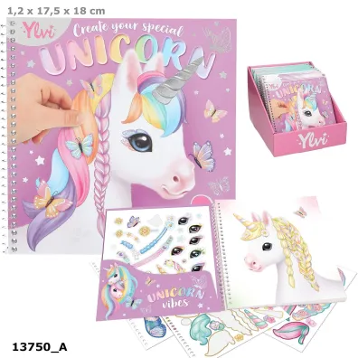 Zestaw Dress Me Up do ozdabiania g�owy Jednoro�ca Ylvi 13750A