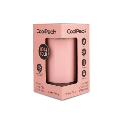 Patio Kubek termiczny Coolpack Coffee Mug Tom Powder Pink 350 ml