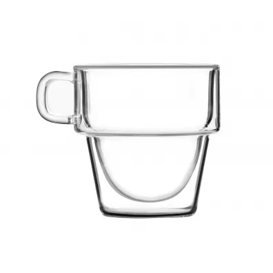 Vialli Design Komplet szklanek z podwjn ciank Senso 27442 6 x 280 ml