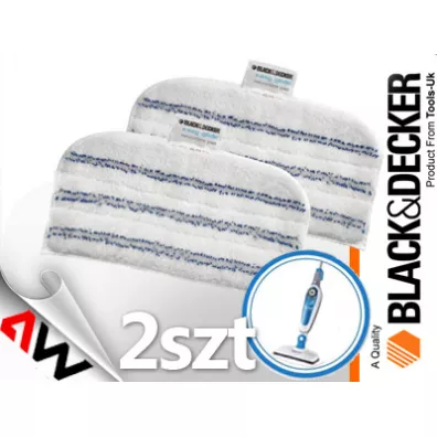 Black+decker podkadki z mikrofibry 2 szt.