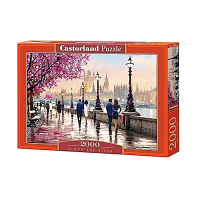 Puzzle 2000 el. Wzd�u� rzeki Castorland