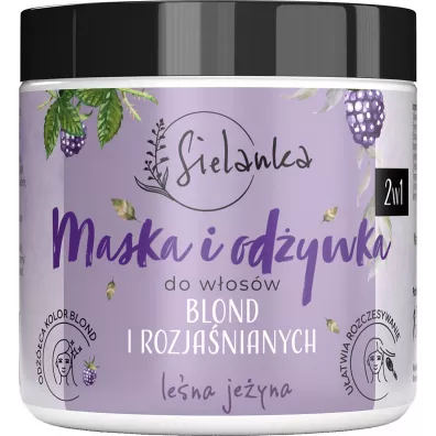 Sielanka Maska i od�ywka do w�os�w blond i rozja�nionych Le�na Je�yna 250 ml