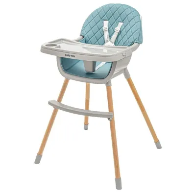 Baby Mix Krzese�ko do karmienia Freja wooden dusty green