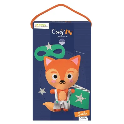 Maskotka do szycia Lisek Sacha Avenue Mandarine