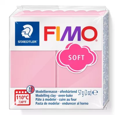 Staedtler Masa termoutwardzalna Fimo 57g r�owa truskawka