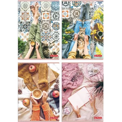 Herlitz Teczka A4 z gumk� Flat Lay