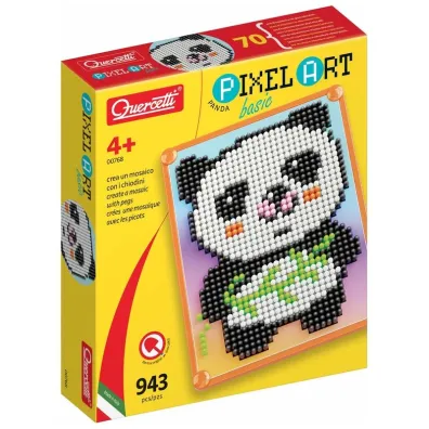 Mozaika Pixel Art basic Panda Quercetti
