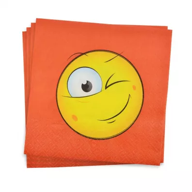 Serwetka papierowa 3warstwowa 33x33 Emotki op20szt ARPEXDC1377F