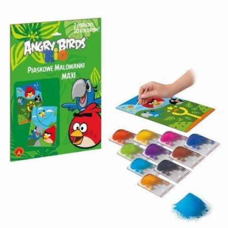Angry Birds Rio. Piaskowe malowanki maxi ALEX