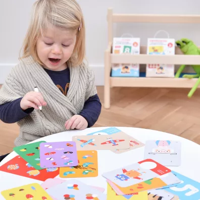 CzuCzu Poznaj cyfry Zabawy edukacyjne z pisakiem zmazywakiem 3+
