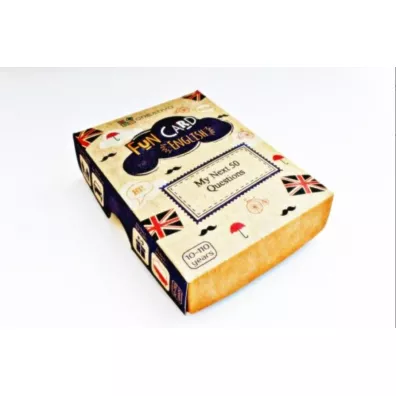 Fun Card English My Next 50 Questions - Pawe� Dwornik