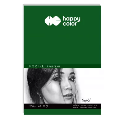 Happy Color Blok PORTRET, ART, A3, 250g, 20 arkuszy