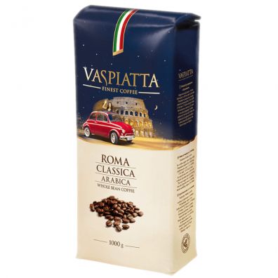Vaspiatta Finest Coffee Kawa ziarnista Classic Roma 1 kg