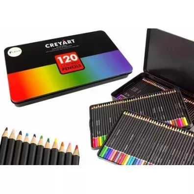 LeanToys Kredki artystyczne 120 kolor�w