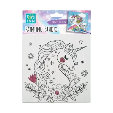 Zestaw do malowania Canvas Unicorn Flowers Stnux