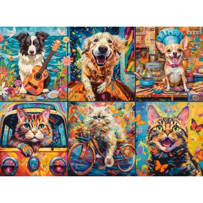 Puzzle 2000 el. Choose Your Pet Castorland