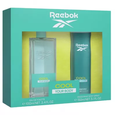 Reebok Zestaw dla kobiet Woda toaletowa Cool Your Body + Dezodorant 100 ml