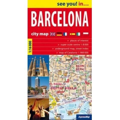 see you! in? Plan miasta Barcelona 1:16 000