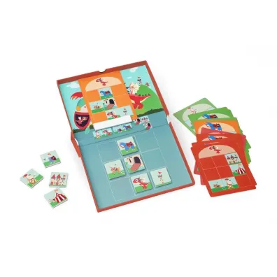 Uk�adanka magnetyczna �amig��wka Scratch Rycerze i smoki