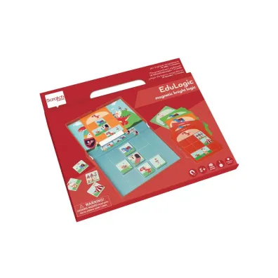 Uk�adanka magnetyczna �amig��wka Scratch Rycerze i smoki