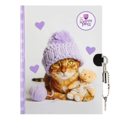 Beniamin Pami�tnik z zak�adk� i k��dk� The Sweet Pets - Kot