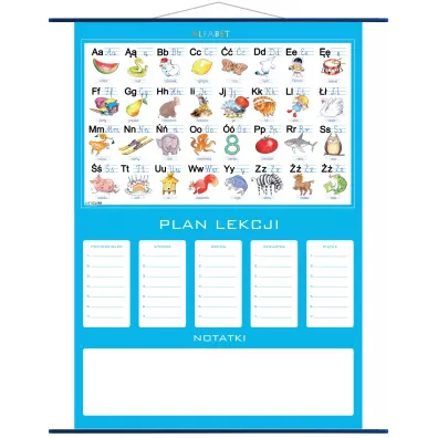 ArtGlob Plan lekcji Alfabet, plansza edukacyjna