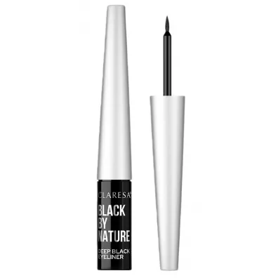 Claresa Matte By Nature matowy eyeliner w pynie Deep Black 4 g