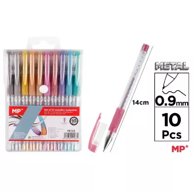 Mp Main Paper D�ugopis metaliczny 10 kolor�w 10 szt.