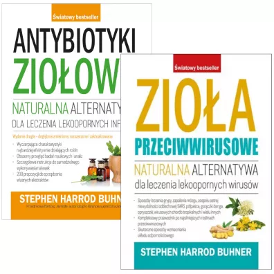 Pakiet: Antybiotyki zio�owe. Naturalna alternatywa dla leczenia lekoopornych infekcji, Zio�a przeciwwirusowe. Naturalna alternatywa dla leczenia lekoopornych wirus�w - Stephen Buhner Harrod