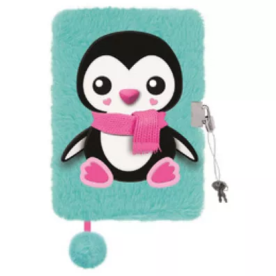 My little friend Pami�tnik z k��dk� 3D w�ochacz A5 Penguin mkmn 96 kartek