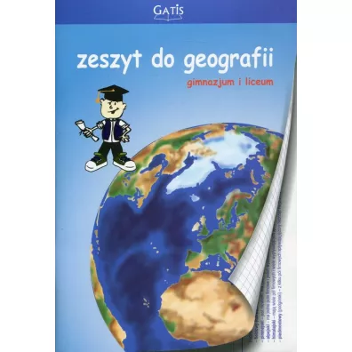 Gatis Zeszyt z poradnikiem A5 Geografia kratka 60 kartek