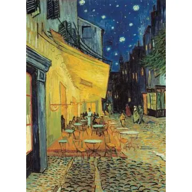 Puzzle 1000 el. Museum Collection. Van Gogh, Taras kawiarni w nocy Clementoni