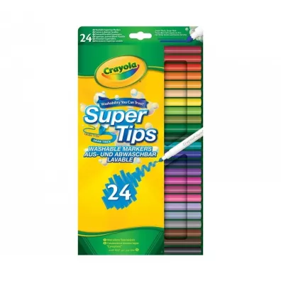 Crayola Flamastry grube i cienkie 24 szt.