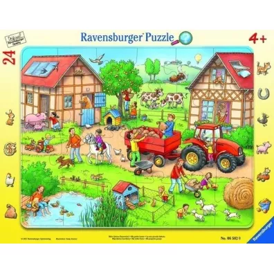 Puzzle ramkowe 24 el. Moja ma�a farma Ravensburger