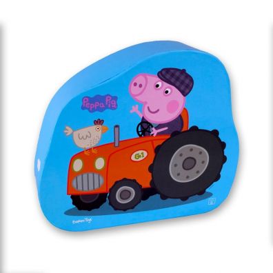 Puzzle dla dzieci w ozdobnym pudeku 2x12 el. Farmer George Barbo Toys