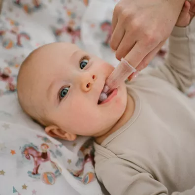 Babyono Szczoteczki do z�b�w dla niemowl�t na palec