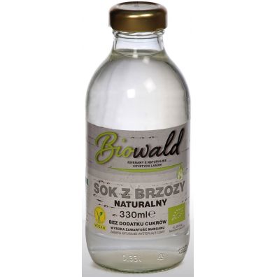 Biowald Sok z brzozy bez cukru 330 ml bio