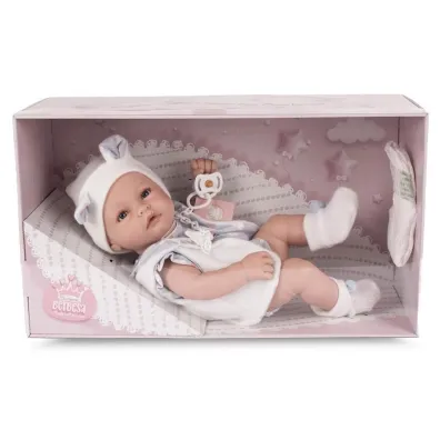 Lalka hiszpa�ska niemowlak Martin akcesoria 42cm Berbesa