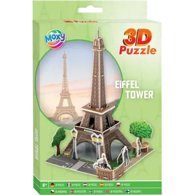 Puzzle piankowe 3D Wie�a Eiffla Grafix