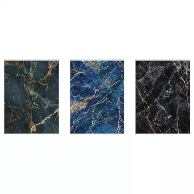 Ziemia Obiecana Zeszyt A4 Marble kratka 60 kartek 5 szt.