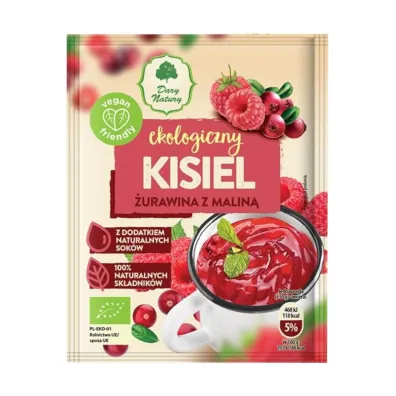 Dary Natury Kisiel �urawina z malin� bezglutenowy 30 g Bio