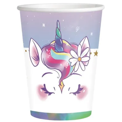 Amscan Kubki papierowe 250ml 8 szt.
